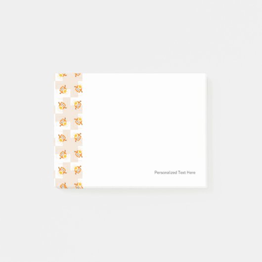 Post-it® Motif d'illustrations d'Orange Owl (Devant)
