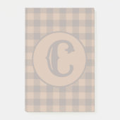 Post-it® Motif d'impression Cosy Brown Plaid Buffalo (Devant)