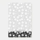 Post-it® motif d'impression de chat d'os de poissons (Devant)
