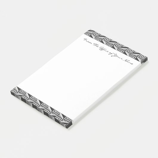 Post-it® Motif d'impression géométrique Abstrait Aztec (Incliné)