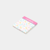 Post-it® Motif Dinosaur rose et Turquoise (Incliné)