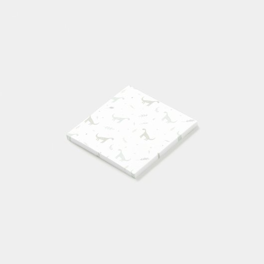 Post-it® Motif Dinosaure Vert (Incliné)