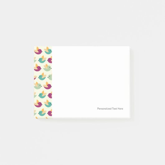 Post-it® Motif d'oiseaux (Devant)