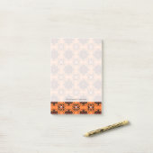 Post-it® Motif d'Orange Suzani (Sur un bureau)