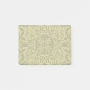 Post-it® Motif doré jaune vigne sans couture de William Mor