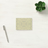 Post-it® Motif doré jaune vigne sans couture de William Mor (Bureau)