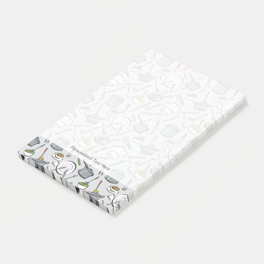Post-it® Motif d'outils de cuisine (Incliné)