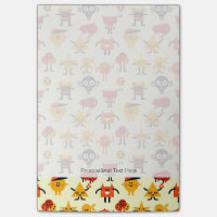 Motif drôle de monstres