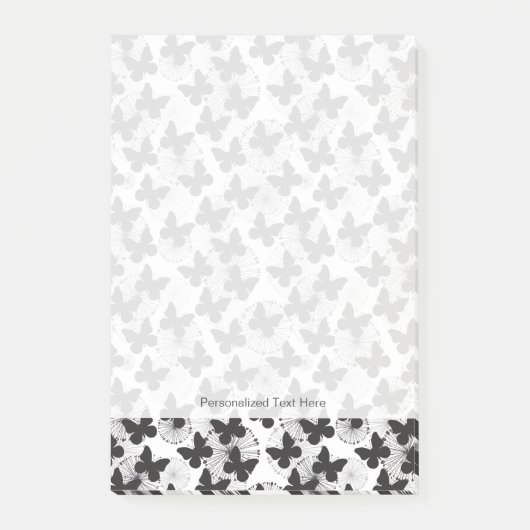 Post-it® motif d'un papillon (Devant)
