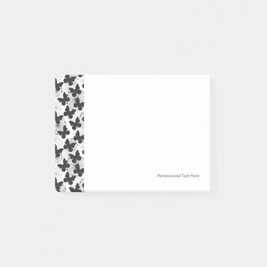 Post-it® motif d'un papillon (Devant)