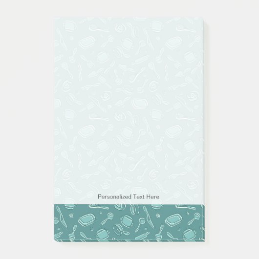 Post-it® Motif d'ustensiles de cuisine (Devant)