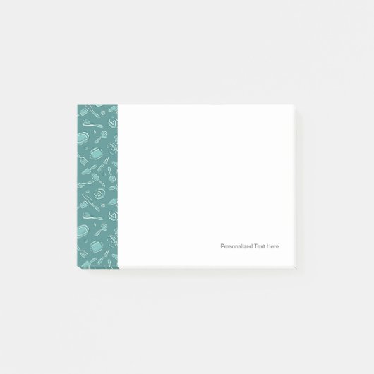 Post-it® Motif d'ustensiles de cuisine (Devant)