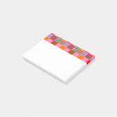 Post-it® Motif écossais rétro  (Incliné)