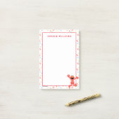 Post-it® Motif Elmo Crayon (Sur un bureau)