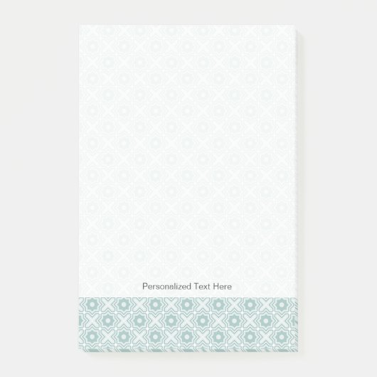 Post-it® Motif embrouillé de trellis (Devant)