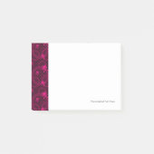 Post-it® Motif Emo Rose aux cercles (Devant)