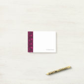Post-it® Motif Emo Rose aux cercles (Sur un bureau)