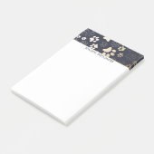Post-it® Motif Empreinte de patte Gold Et Navy (Incliné)