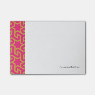 Post-it® Motif en forme d'étoile arabe