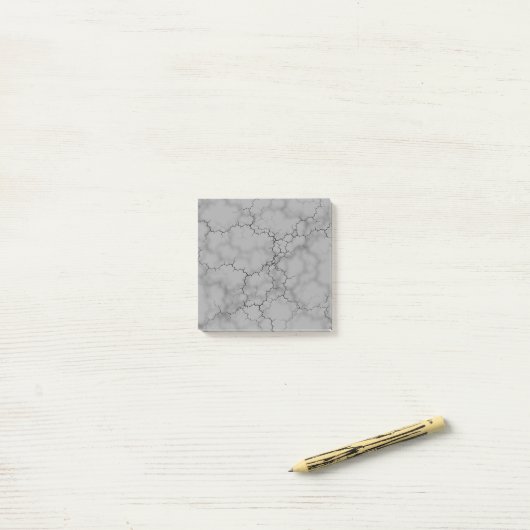 Post-it® Motif en marbre gris (Sur un bureau)