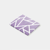 Post-it® Motif en mosaïque violette et blanche (Incliné)