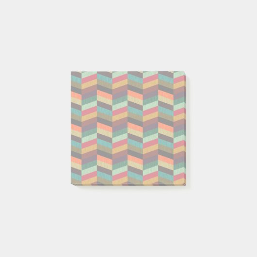 Post-it® Motif en os de cerf multicolore (Devant)