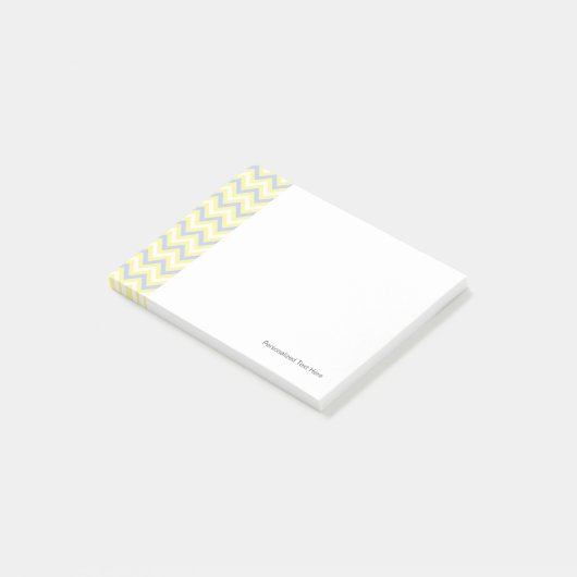 Post-it® Motif en pastel de Chevron (Incliné)