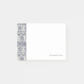 Post-it® Motif ethnique bleu d'éléphant (Devant)