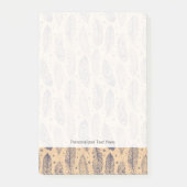 Post-it® Motif ethnique d'ensemble de plume (Devant)