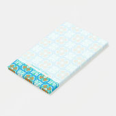 Post-it® Motif ethnique Turquoise (Incliné)