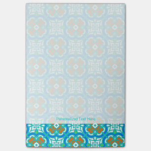 Post-it® Motif ethnique Turquoise
