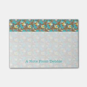 Post-it® Motif fantaisiste d'étoiles de mer  Ajouter votre