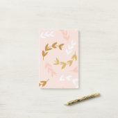 POST-IT® MOTIF FEUILLE 4 (Sur un bureau)