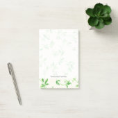 Post-it® motif feuille d'aquarelle (Bureau)