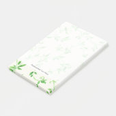 Post-it® motif feuille d'aquarelle (Incliné)