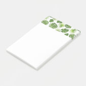 Post-it® Motif Feuille élégant Green Tropical (Incliné)