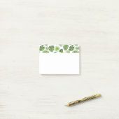 Post-it® Motif Feuille élégant Green Tropical (Sur un bureau)