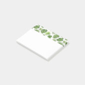 Post-it® Motif Feuille élégant Green Tropical (Incliné)