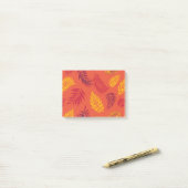 Post-it® Motif Feuille tropical 18 (Sur un bureau)