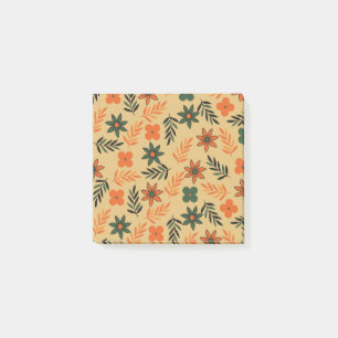 Post-it® Motif Feuille Vintage les années 70 Floral