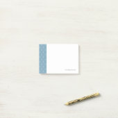 Post-it® motif Fleur de lis (Sur un bureau)