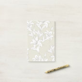 Post-it® Motif Fleurs 9 (Sur un bureau)