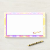 Post-it® Motif Fleurs de marguerite (Sur un bureau)