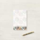 Post-it® Motif floral 11 (Sur un bureau)