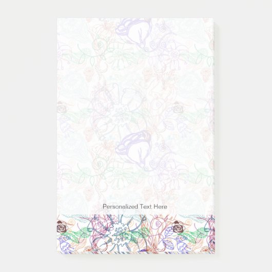 Post-it® Motif floral 12 (Devant)