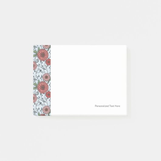 Post-it® Motif floral 3 (Devant)