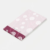 Post-it® Motif floral abstrait (Incliné)