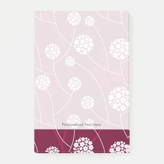 Post-it® Motif floral abstrait (Devant)