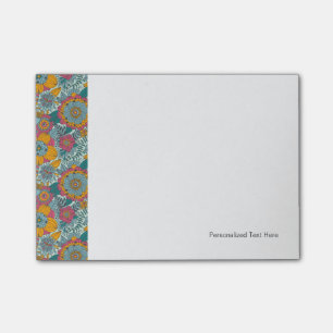 Post-it® Motif floral coloré
