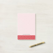 Post-it® Motif floral damassé (Sur un bureau)